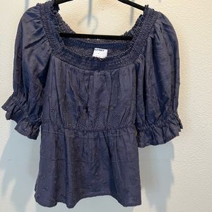 Floral smock top, size m